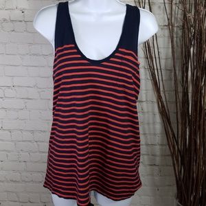 SOLD- J. Crew Striped Tank Sz L
